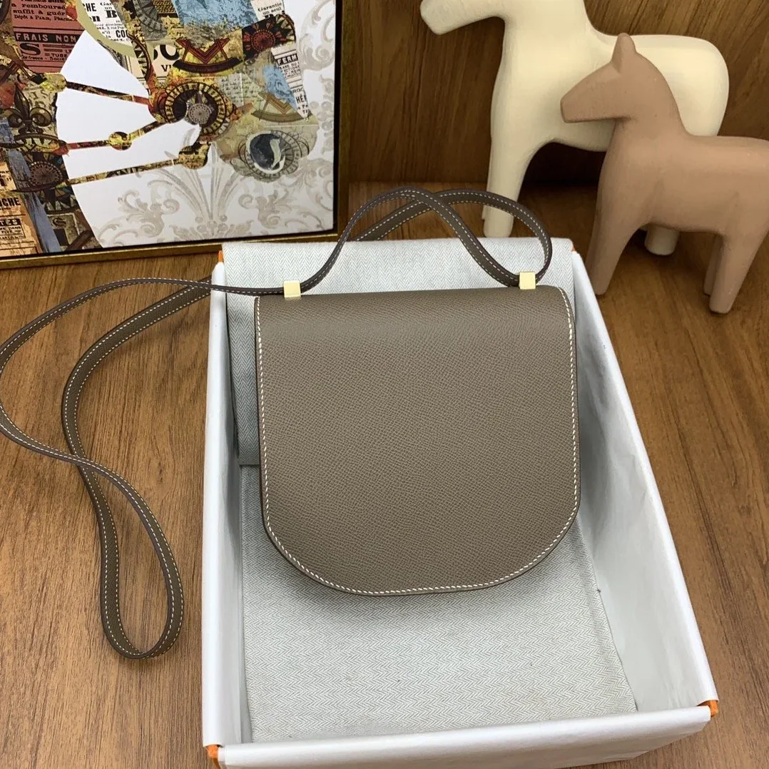 Hermes Mosaique 17 Grey, Gold Toned Hardware Bag Hermes Mosaique 17 Grey, Gold Toned Hardware Bag