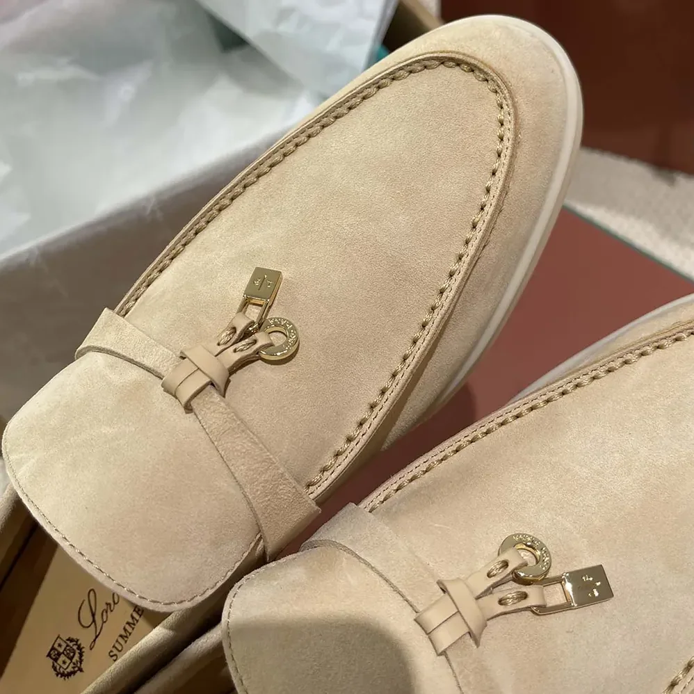 Loro Piana Summer Charms Walk Loafers for Unisex in Natural Loro Piana Summer Charms Walk Loafers for Unisex in Natural