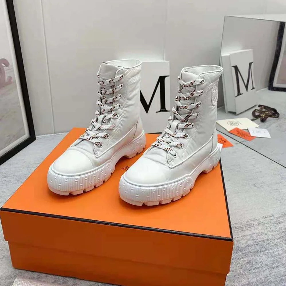 Hermes Fresh Ankle Boot for Women in White Hermes Fresh Ankle Boot for Women in White