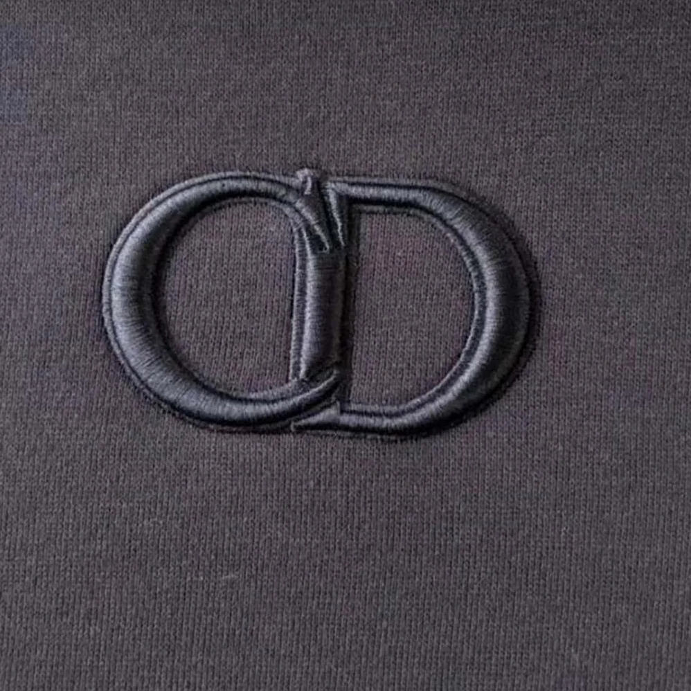 Dior CD Icon Sweatshirt Black Cotton Fleece for Men