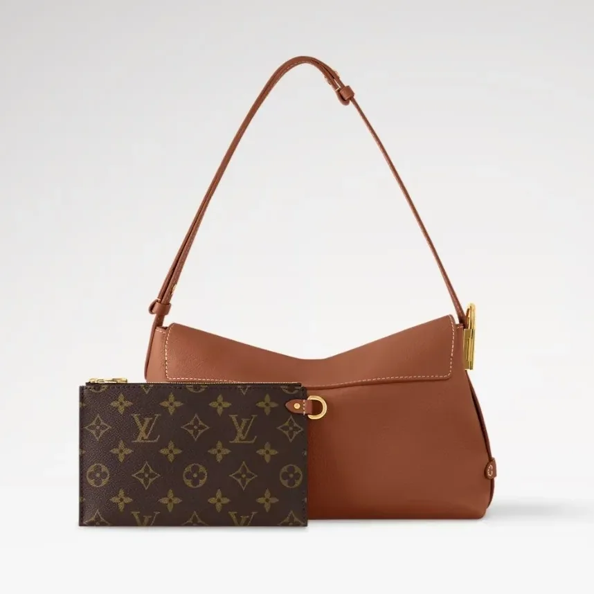 Louis Vuitton Low Key Messenger Cognac Brown /