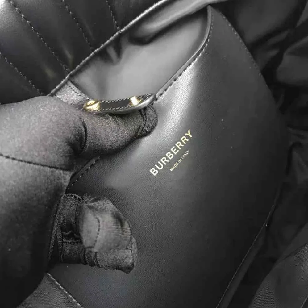 Burberry Medium Quilted Lambskin Lola Shopper Bag for Women Burberry Medium Quilted Lambskin Lola Shopper Bag for Women