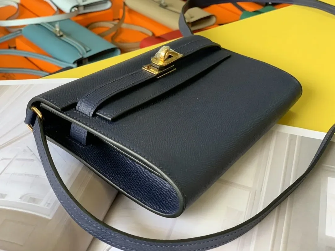 Hermes Kelly Wallet To Go Woc Epsom Blue Hermes Kelly Wallet To Go Woc Epsom Blue