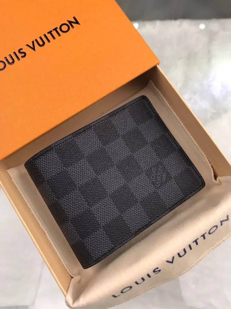 Louis Vuitton Slender Wallet Damier Graphite Canvas Louis Vuitton Slender Wallet Damier Graphite Canvas