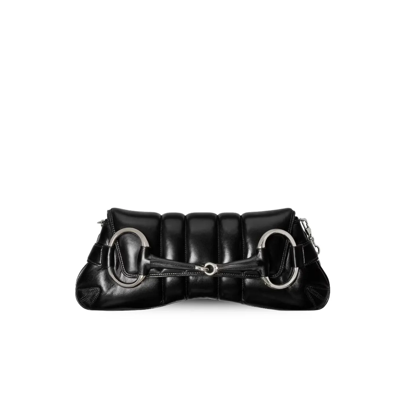 Gucci Horsebit Chain Medium Shoulder Bag Black 15 Inches/ Gucci Horsebit Chain Medium Shoulder Bag Black 15 Inches/