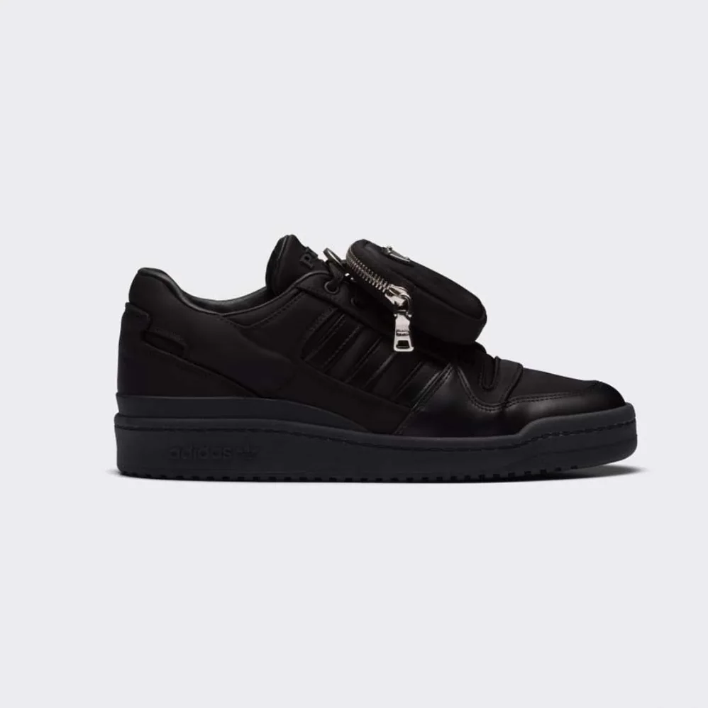 Prada Adidas for Prada Re-Nylon Forum Sneakers for Women in Black Prada Adidas for Prada Re-Nylon Forum Sneakers for Women in Black