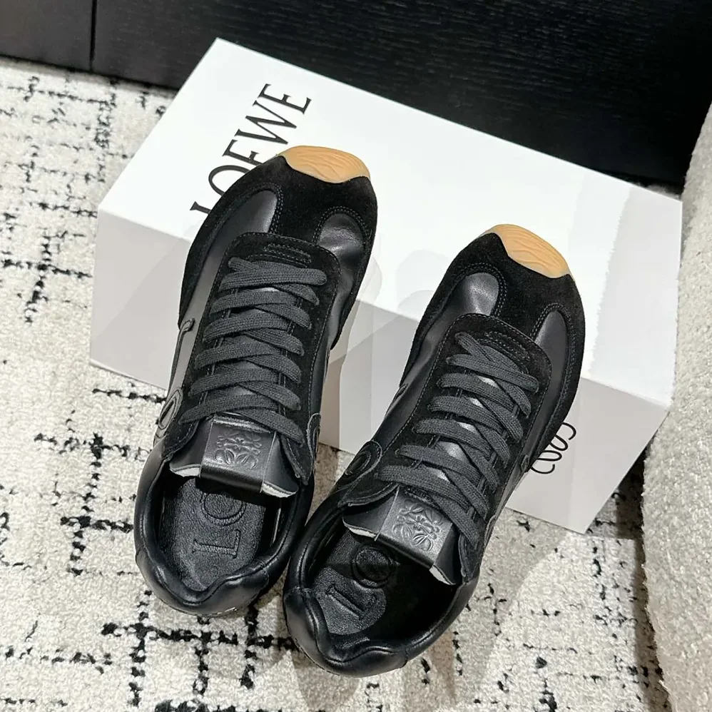 Loewe Ballet Runner 2.0 in Soft Calfskin for Unisex in Black Loewe Ballet Runner 2.0 in Soft Calfskin for Unisex in Black