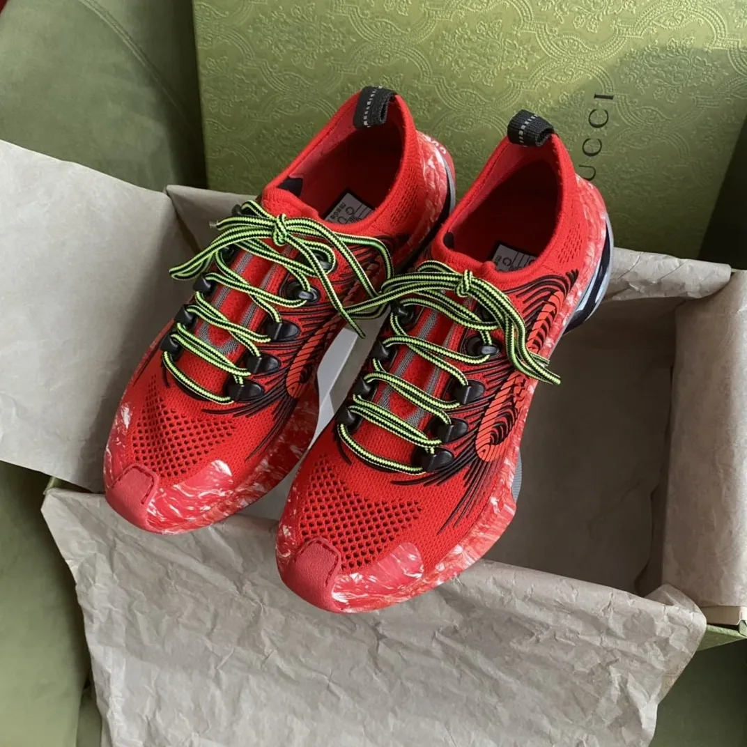 Gucci Run Sneaker Red for Men Gucci Run Sneaker Red for Men
