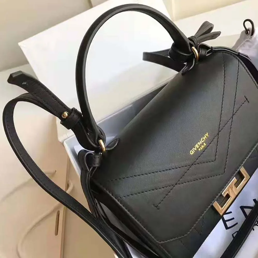 Givenchy Mini Eden Bag in Smooth Leather for Women in Black Givenchy Mini Eden Bag in Smooth Leather for Women in Black