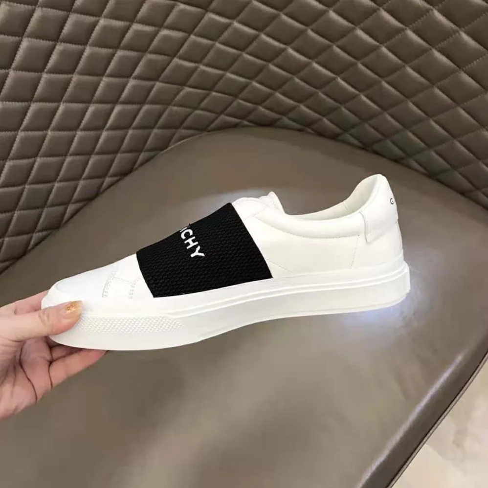 Givenchy Sneakers in Leather with Givenchy Webbing for Women in White