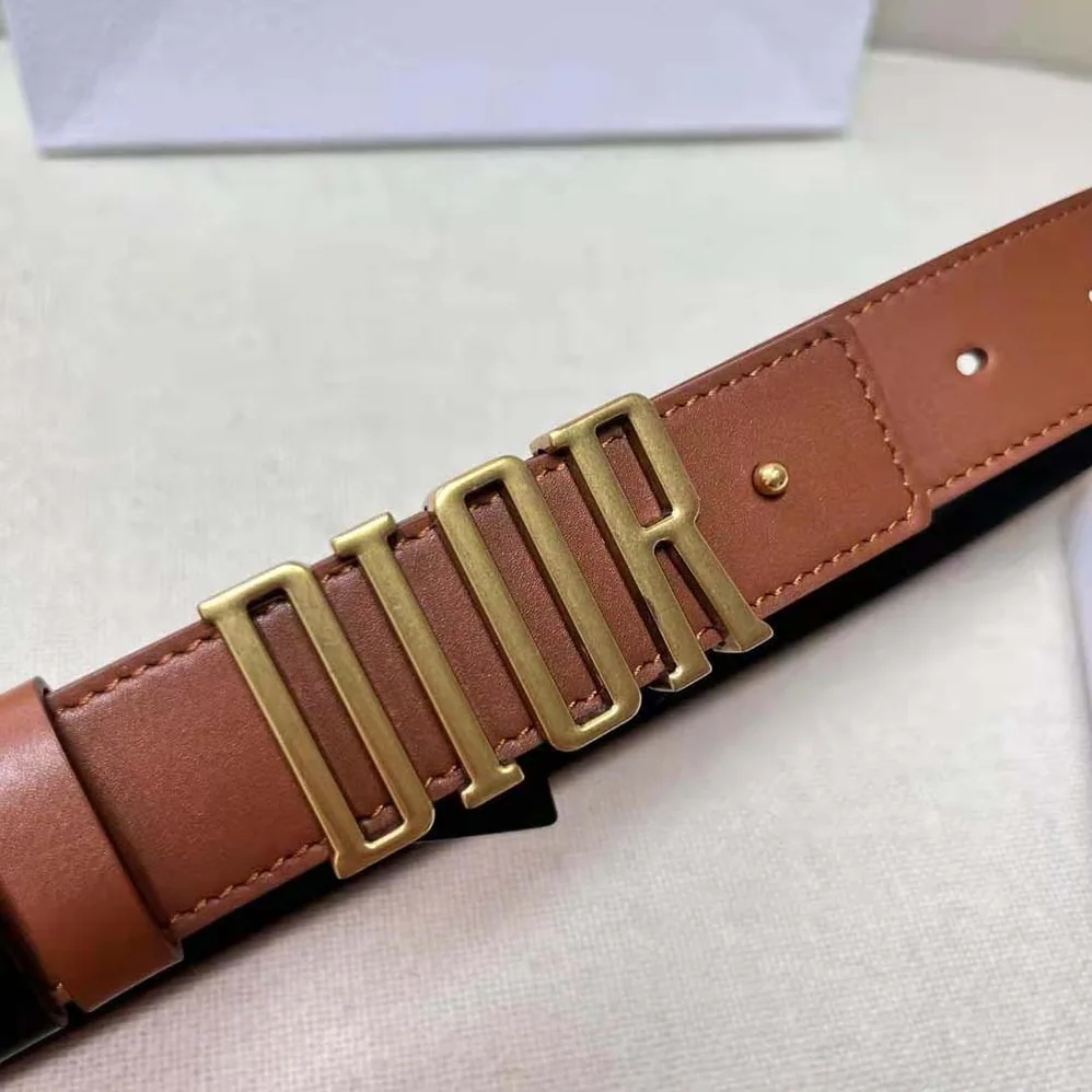 Dior D-Fence Reversible Belt Black and Latte Smooth Calfskin 30 MM for Women Dior D-Fence Reversible Belt Black and Latte Smooth Calfskin 30 MM for Women