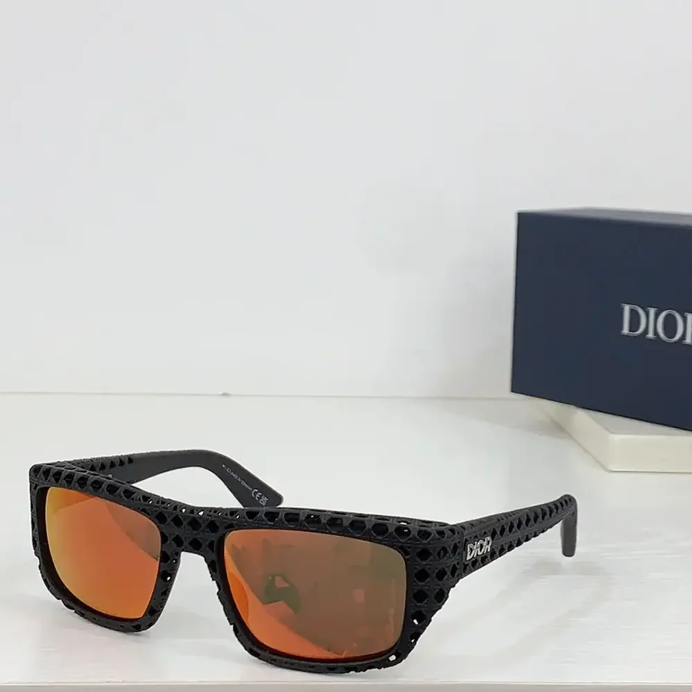 Dior Dior3D S1I Orange Mirrored Rectangular Sunglasses for Unisex Dior Dior3D S1I Orange Mirrored Rectangular Sunglasses for Unisex