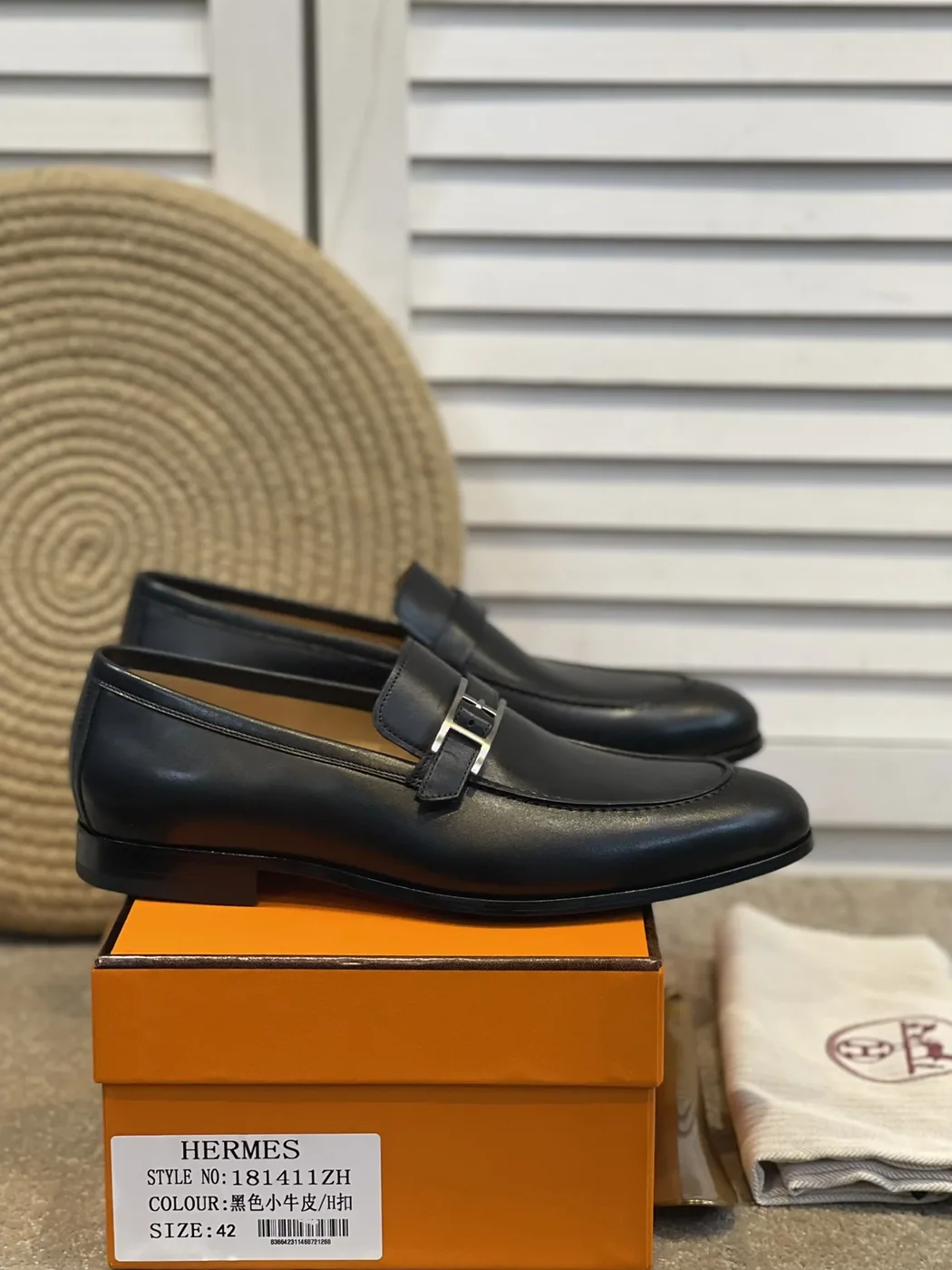 Hermes Monterey Loafer Black Hermes Monterey Loafer Black