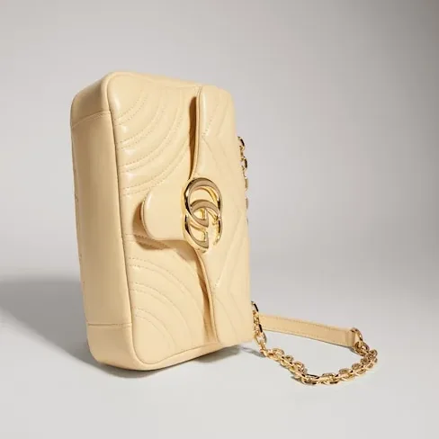 Gucci Marmont Small Shoulder Bag in Light Yellow Gold Hardware Gucci Marmont Small Shoulder Bag in Light Yellow Gold Hardware
