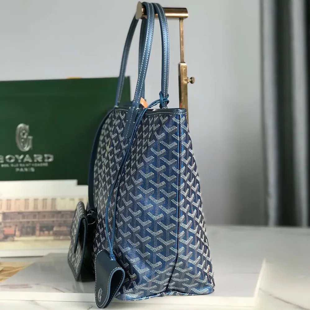 Goyard Saint Louis GM bag for Unisex in Pearly Blue
