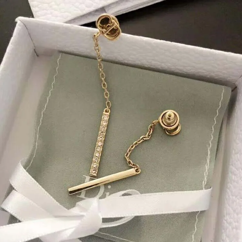 Dior D-Round Earrings for Women in Gold