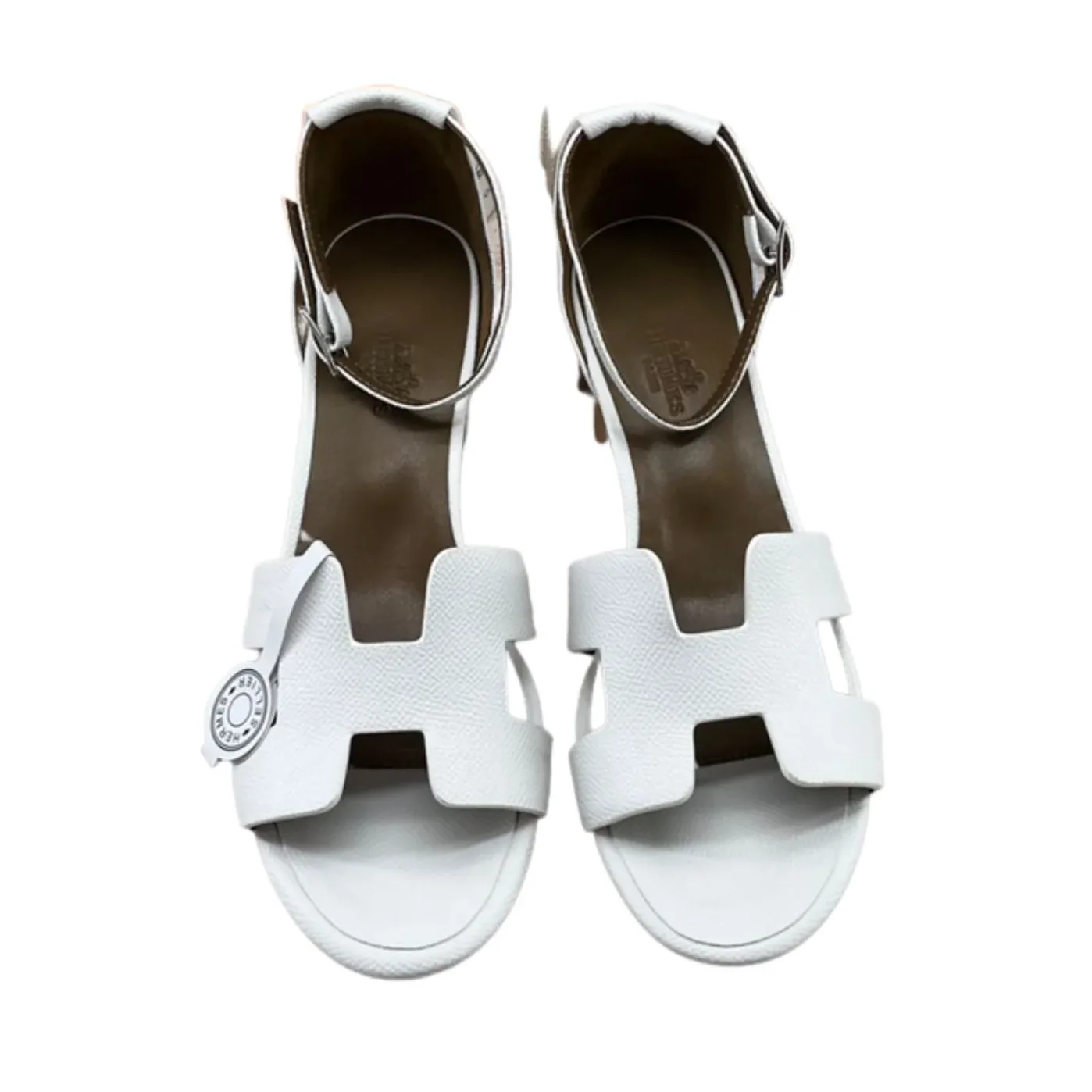 Hermes Encens 50 Sandal White