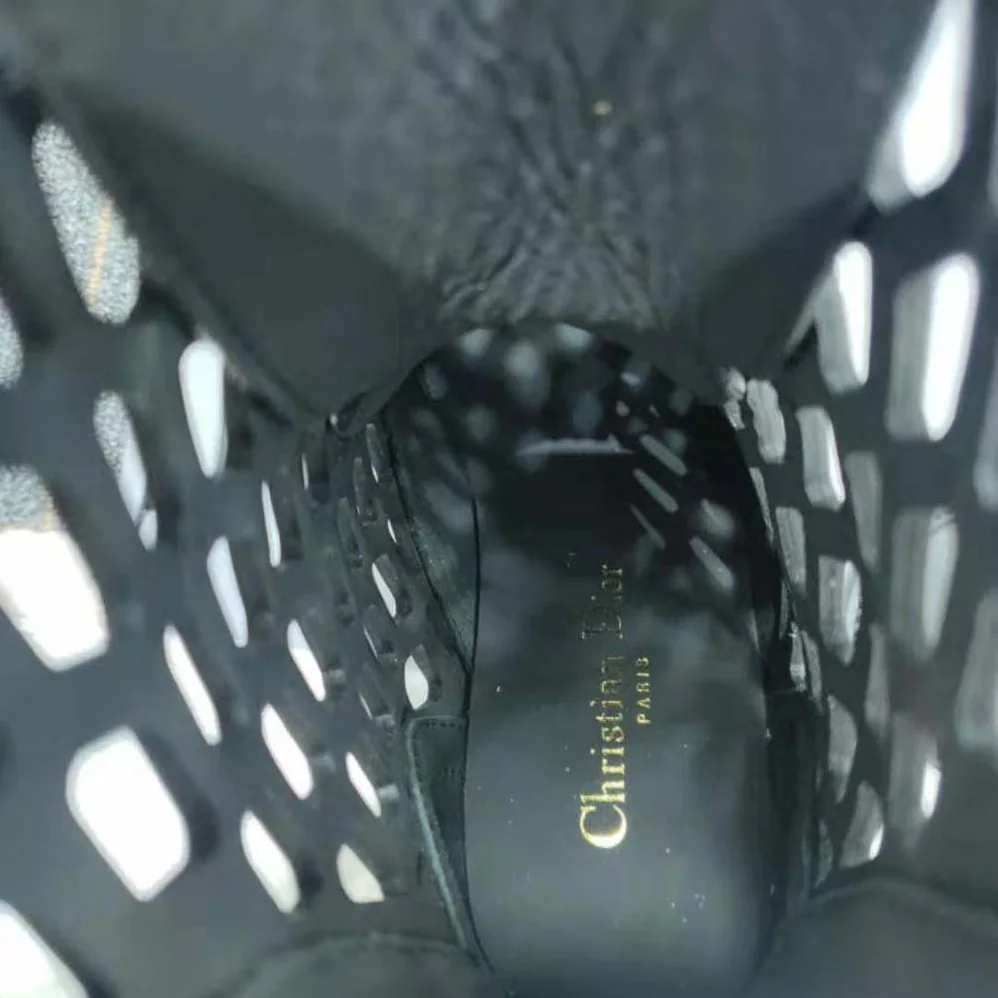 Dior D-Trap Boot Black Matte Calfskin for Women