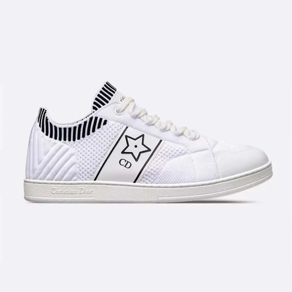 Dior Star Sneaker White Technical Mesh for Unisex