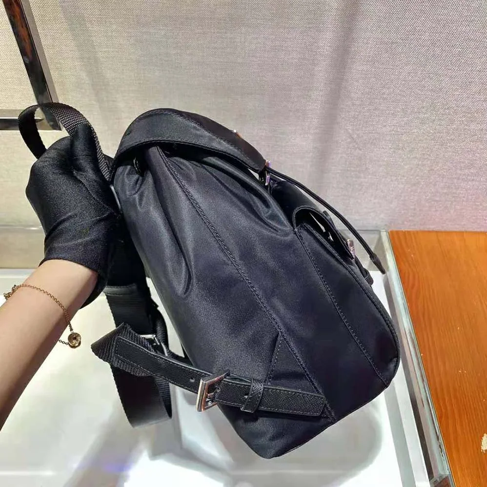 Prada Small Re-Nylon Backpack for Women in Black Prada Small Re-Nylon Backpack for Women in Black