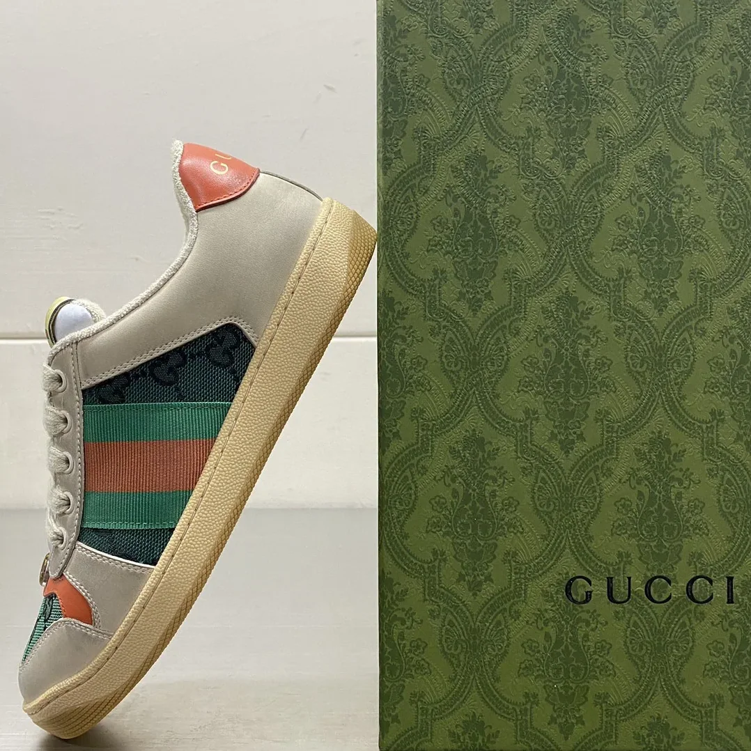 Gucci Screener Sneaker Beige Gucci Screener Sneaker Beige
