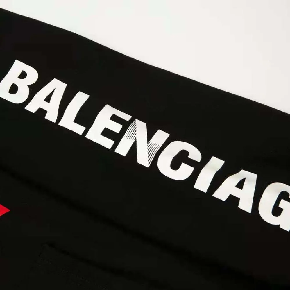 Balenciaga Top League Hoodie Oversized in Black for Men