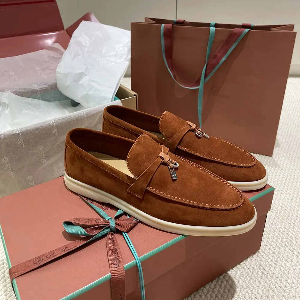 Loro Piana Summer Charms Walk Loafers for Unisex in Tan Loro Piana Summer Charms Walk Loafers for Unisex in Tan