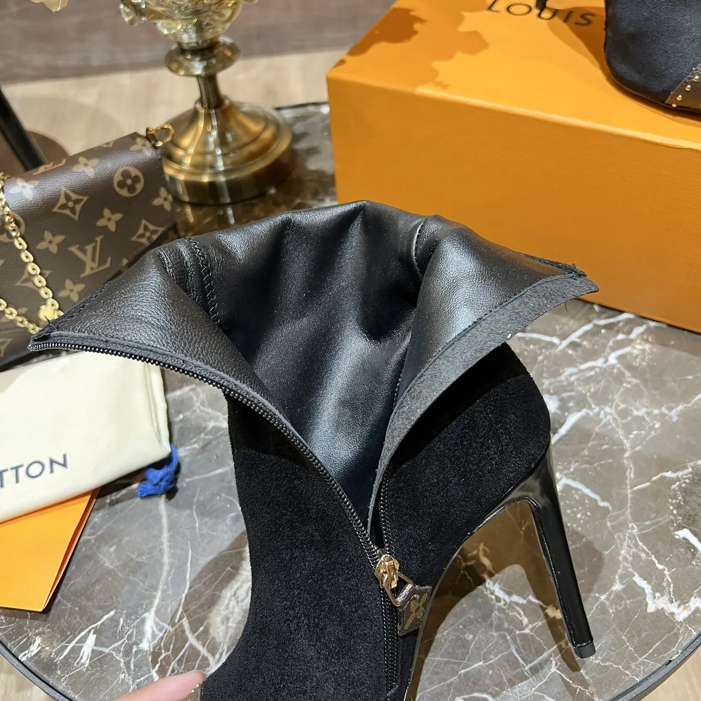 Louis Vuitton Cherie Ankle Boots Black for Women Louis Vuitton Cherie Ankle Boots Black for Women