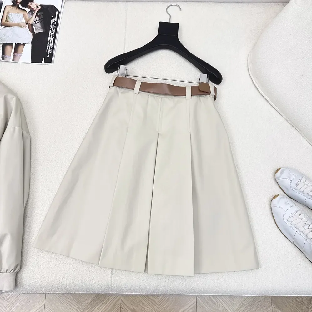Miu Miu Panama Cotton Skirt for Women