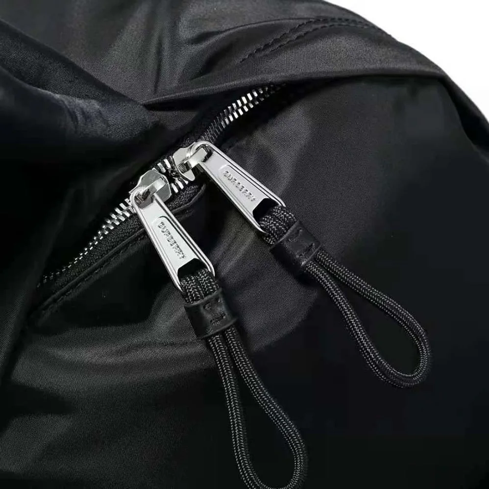 Burberry Logo Print ECONYL Backpack for Men in Black Burberry Logo Print ECONYL Backpack for Men in Black