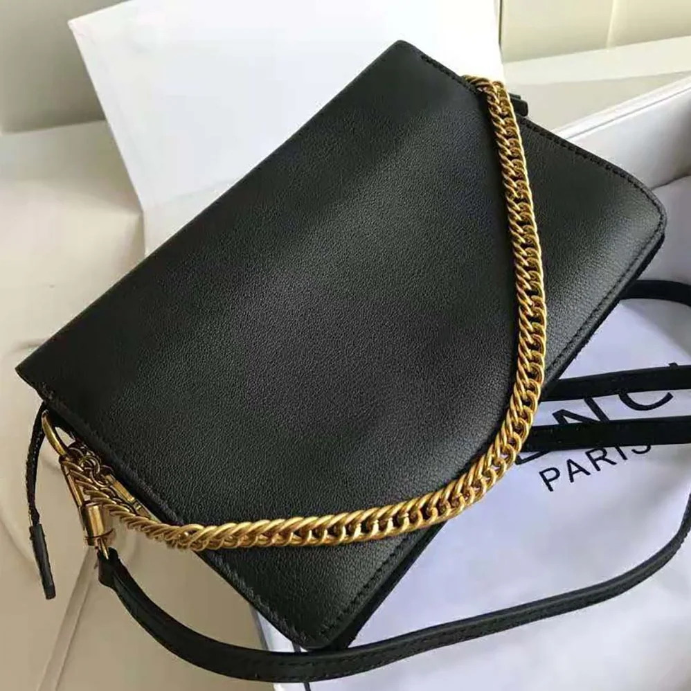 Givenchy Cross3 Bag in Grained Leather and Suede for Women in Black Givenchy Cross3 Bag in Grained Leather and Suede for Women in Black