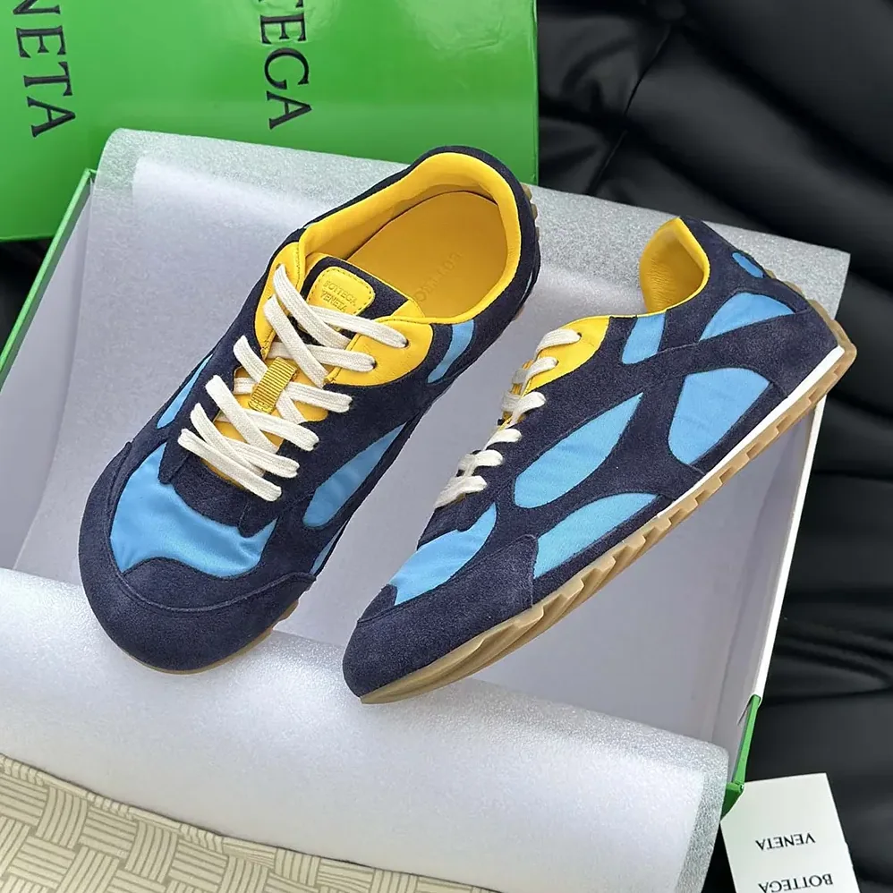 Bottega Veneta Orbit Flash Sneaker for Unisex in Blue Bottega Veneta Orbit Flash Sneaker for Unisex in Blue