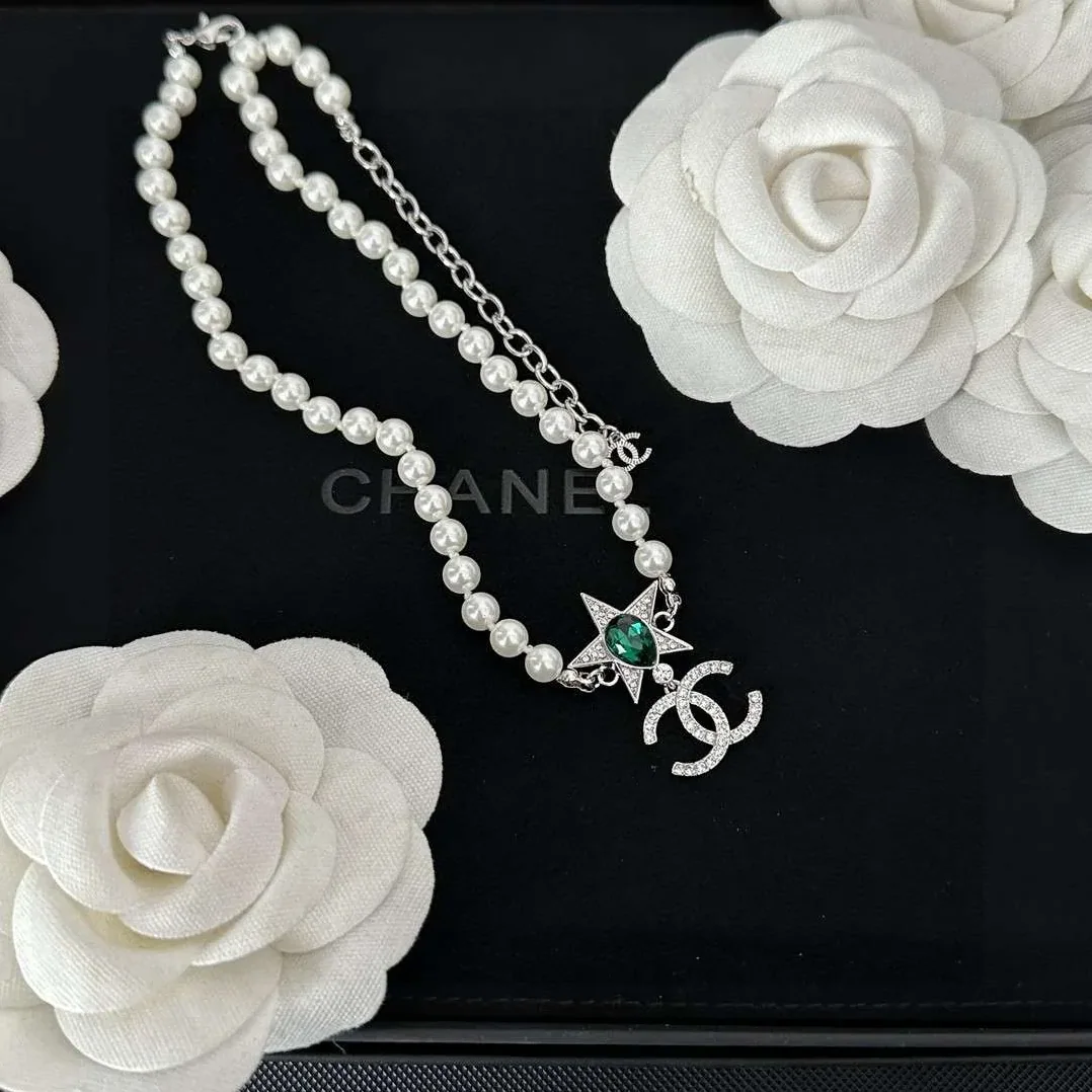 Chanel Star Necklace White Chanel Star Necklace White