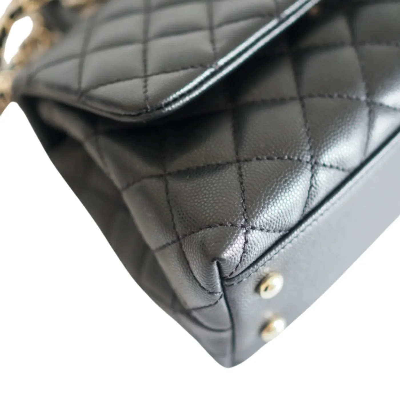 Chanel Coco With Top Handle Bag Black / Chanel Coco With Top Handle Bag Black /