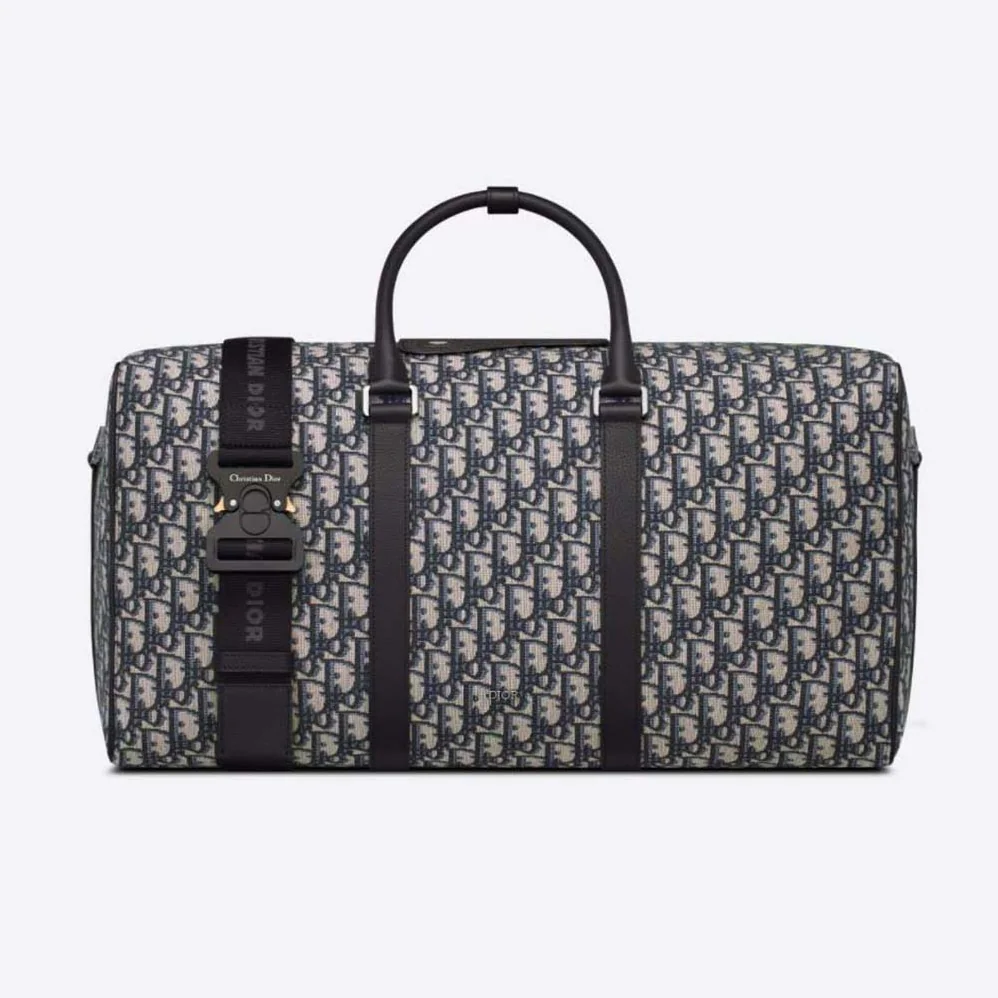 Dior Lingot 50 Bag Beige and Black Dior Oblique Jacquard for Men Dior Lingot 50 Bag Beige and Black Dior Oblique Jacquard for Men