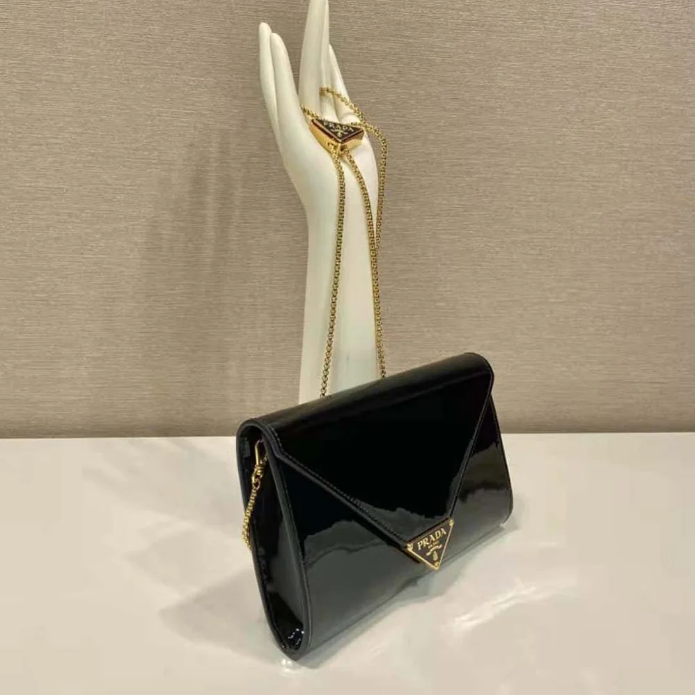Prada Patent Leather Mini-bag for Women in Black