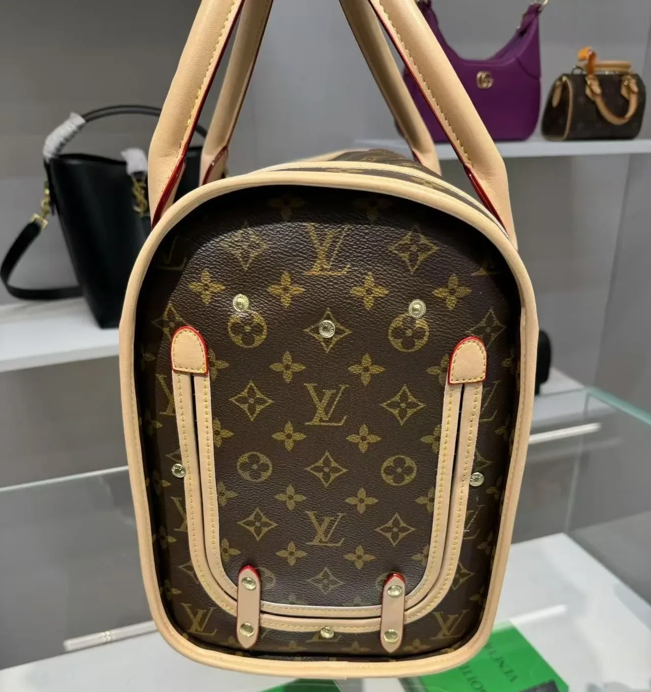 Louis Vuitton Dog Carrier 40 Bag Brown 17,/