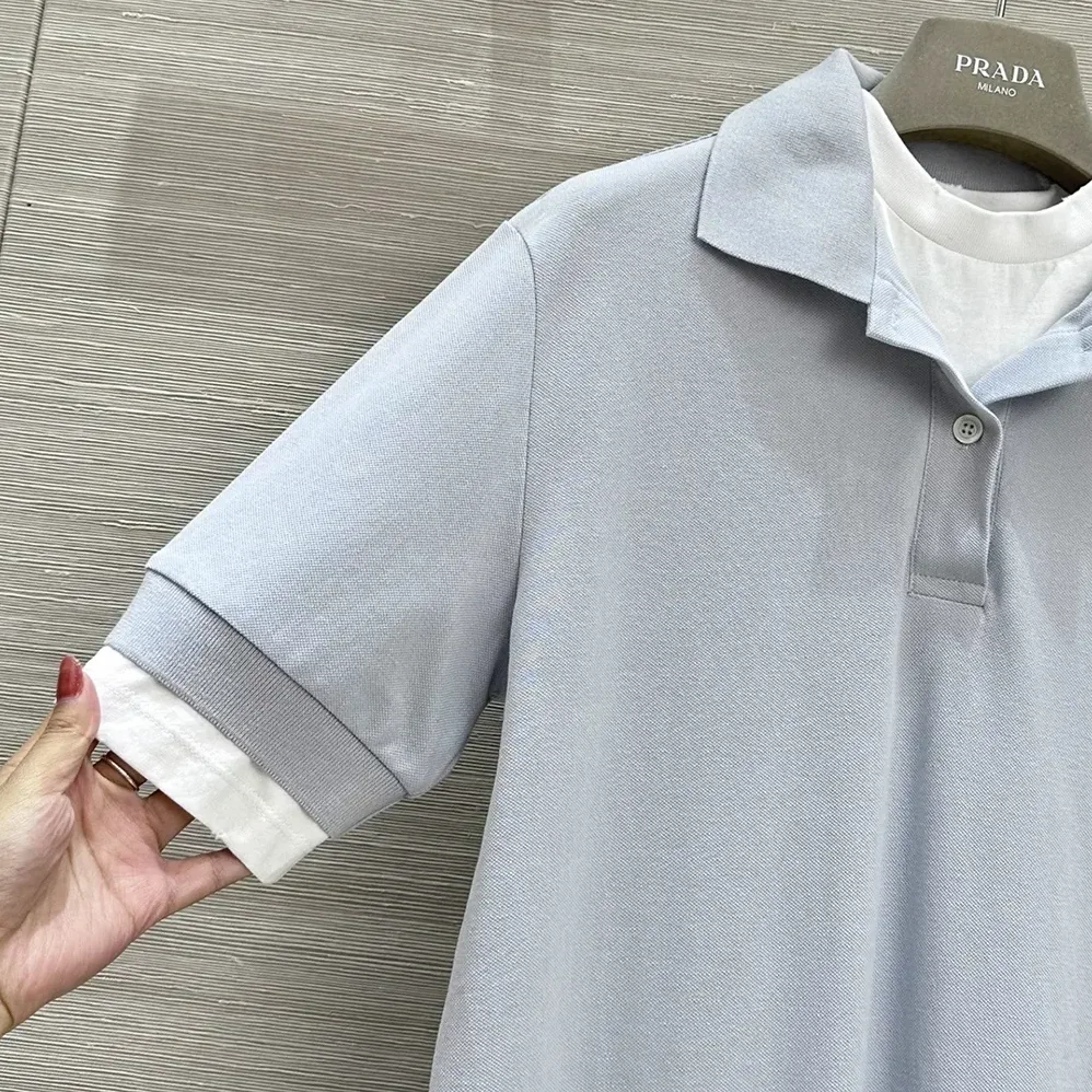 Prada Piqué and Jersey Dress for Women