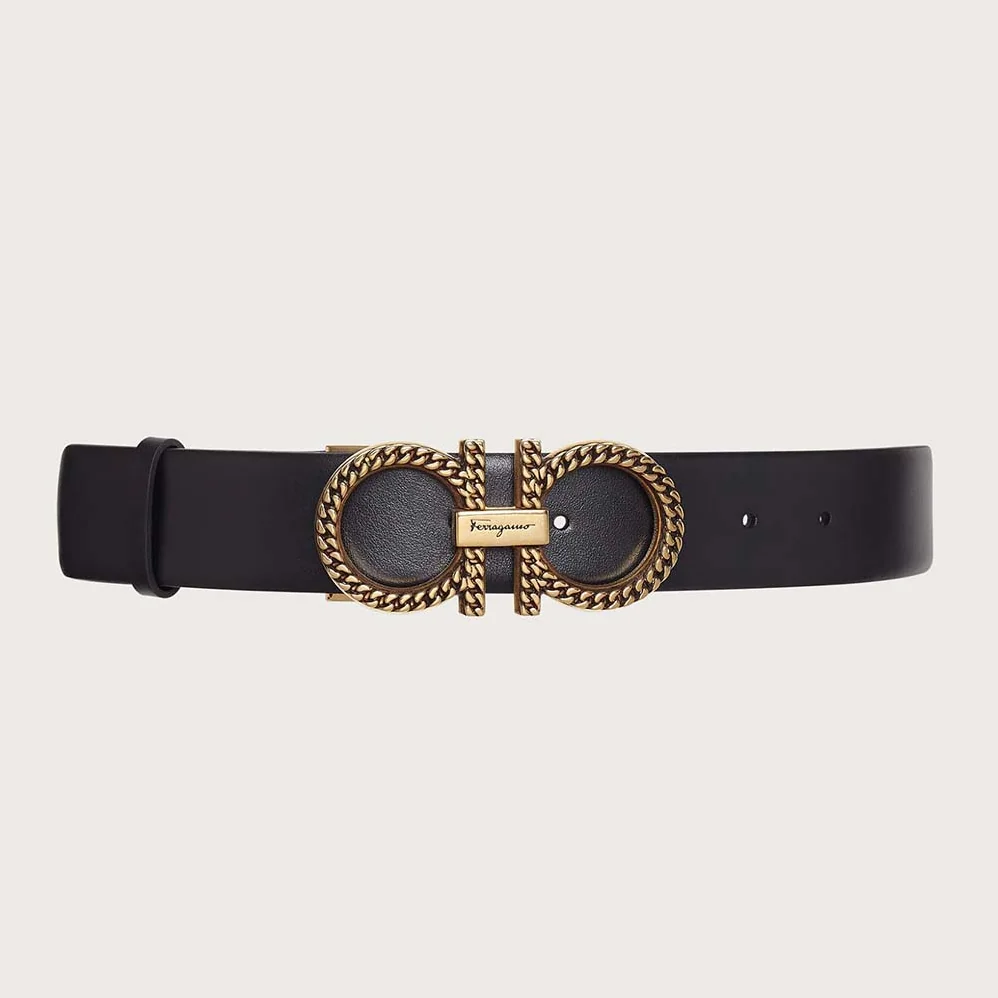 Salvatore Ferragamo Adjustable Gancini Belt for Unisex Salvatore Ferragamo Adjustable Gancini Belt for Unisex