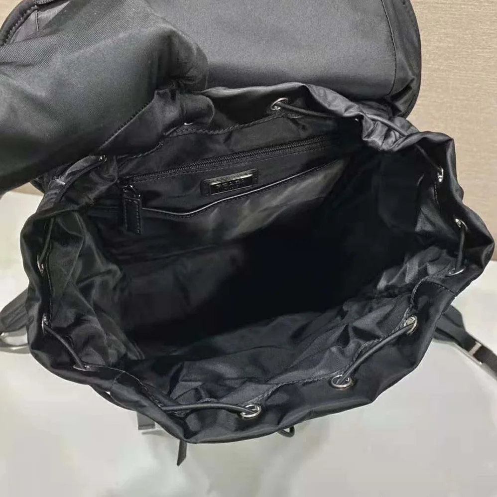 Prada Re-Nylon Padded Backpack with Hood for Women