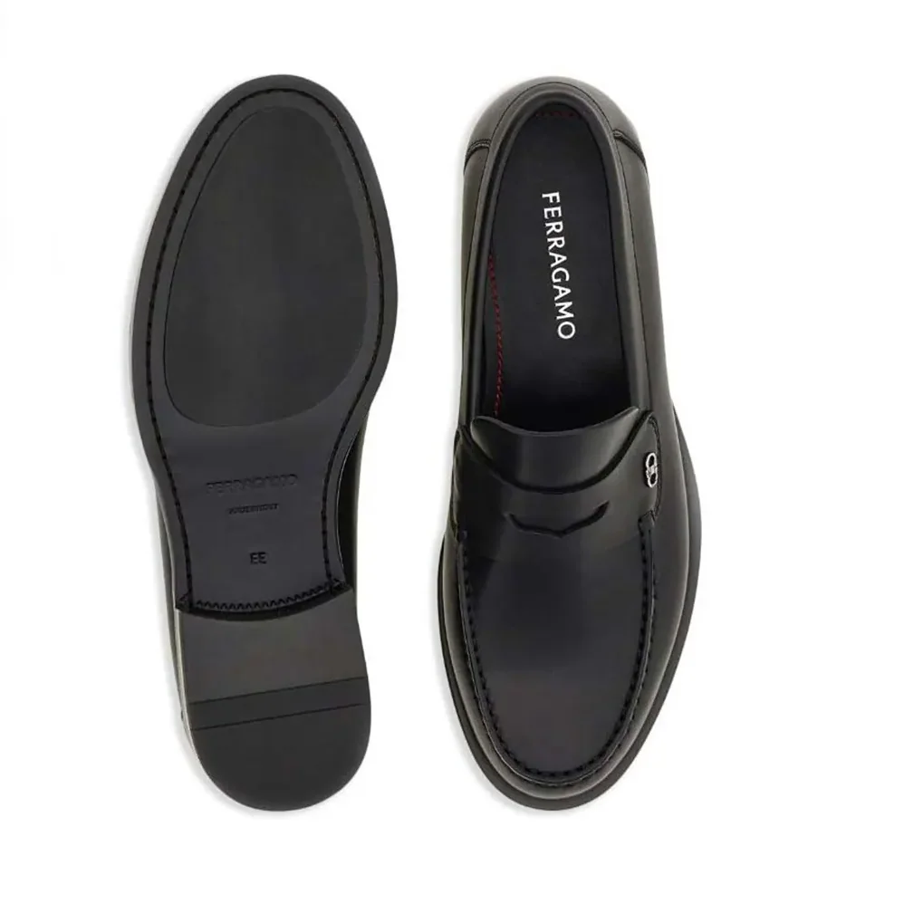 Salvatore Ferragamo Penny loafer with Gancini Ornament for Men Salvatore Ferragamo Penny loafer with Gancini Ornament for Men