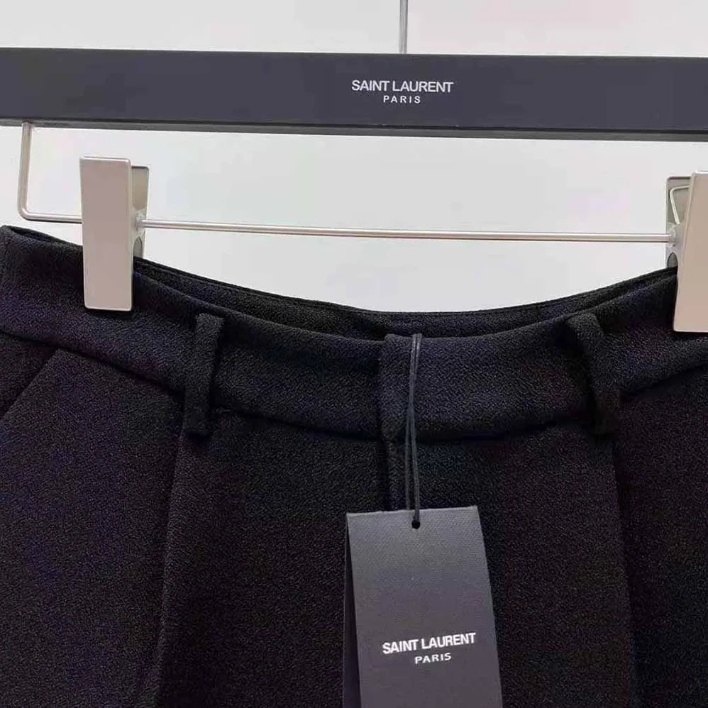 Saint Laurent YSL Mini Shorts in Boucle Tweed for Women