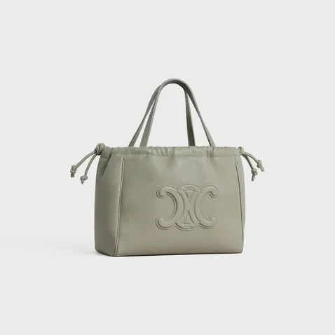 Celine Cuir Triomphe Green Clay Bag .31GC- / 9 Inches Celine Cuir Triomphe Green Clay Bag .31GC- / 9 Inches