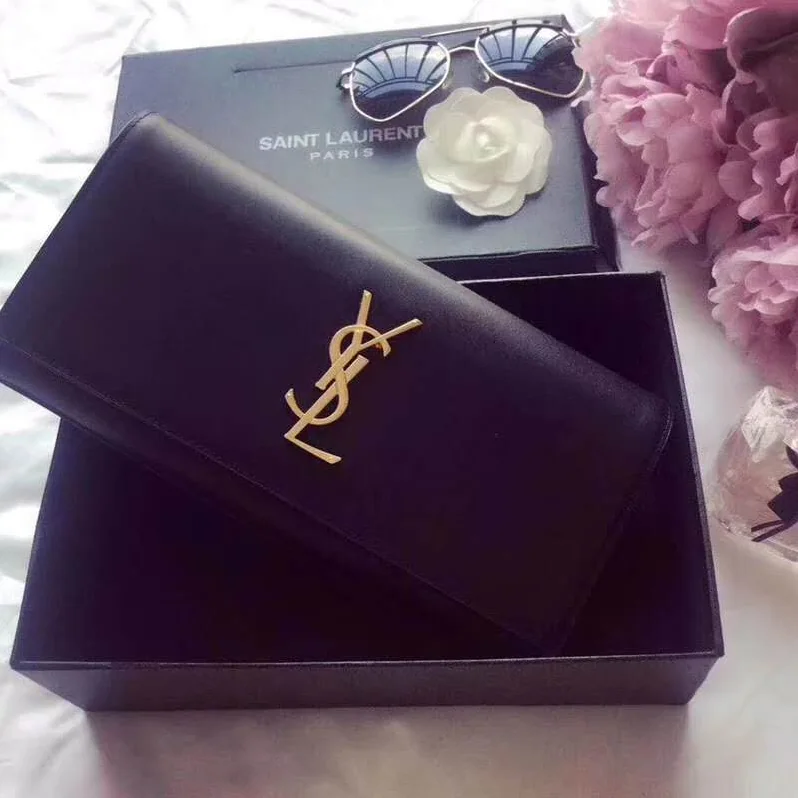 Saint Laurent YSL Kate Clutch Grain De Poudre Embossed for Women