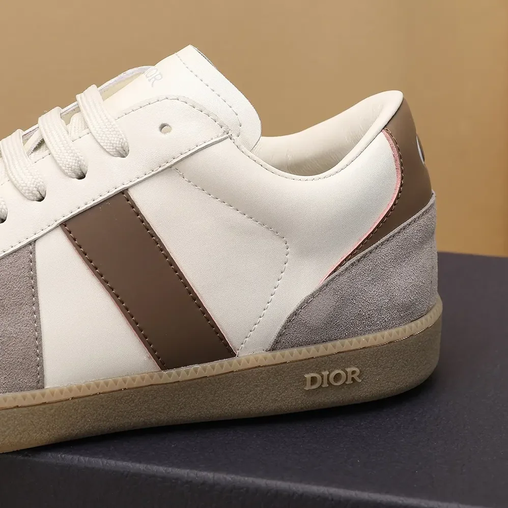 Dior B01 Matchpoint Sneaker Gray and White Smooth Calfskin with Gray Suede for Unisex Dior B01 Matchpoint Sneaker Gray and White Smooth Calfskin with Gray Suede for Unisex