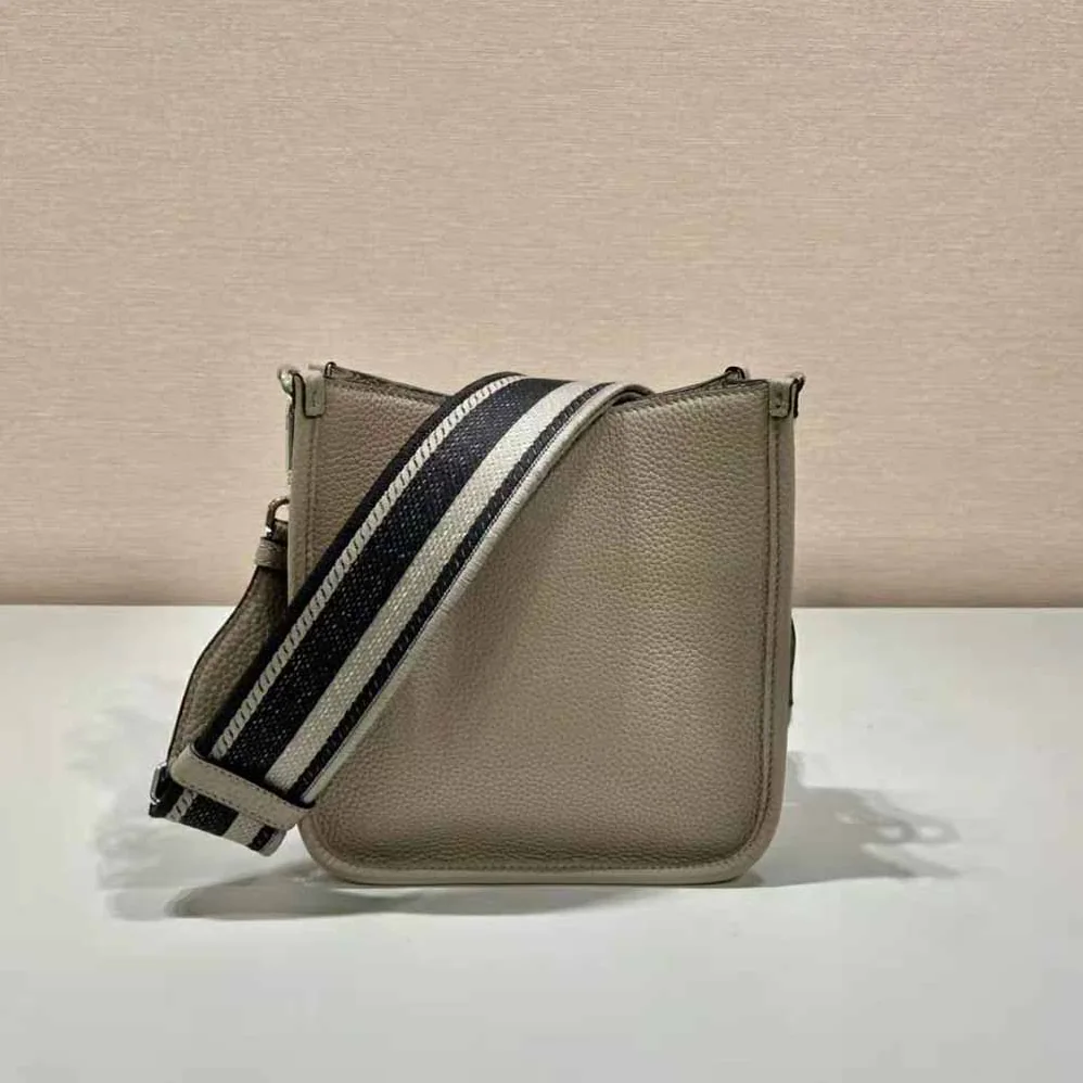 Prada Leather Mini Shoulder Bag for Unisex in Grey Prada Leather Mini Shoulder Bag for Unisex in Grey