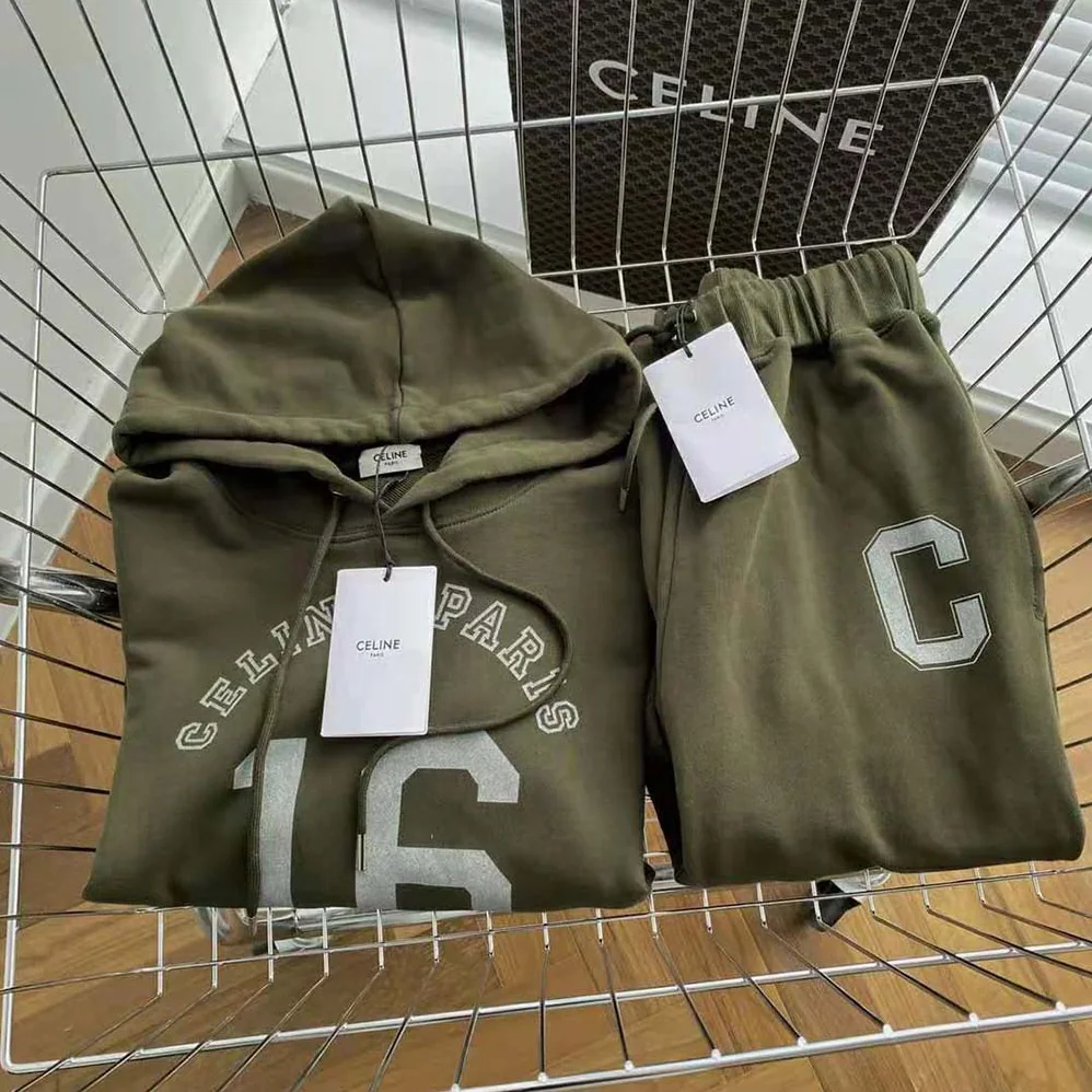 Celine Loose 16 Sweatshirt in Cotton and Cashmere for Women