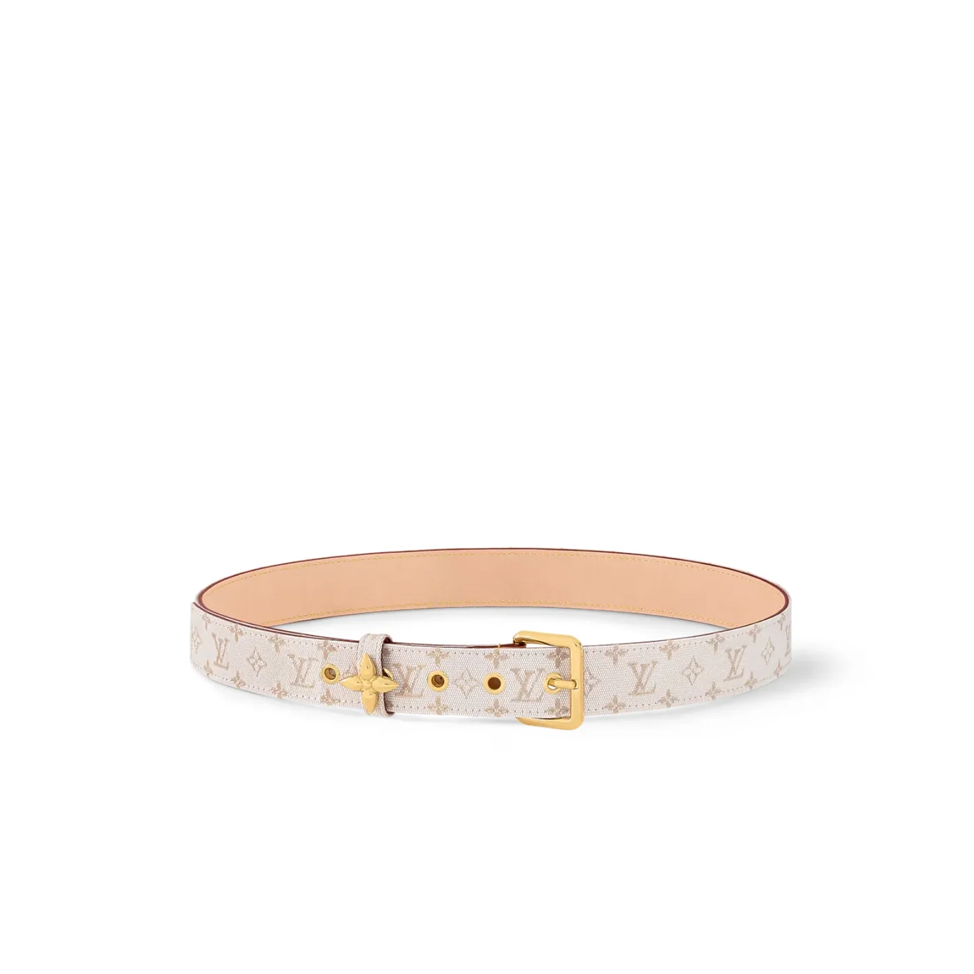 Louis Vuitton Flowergram Ardillon Belt Beige
