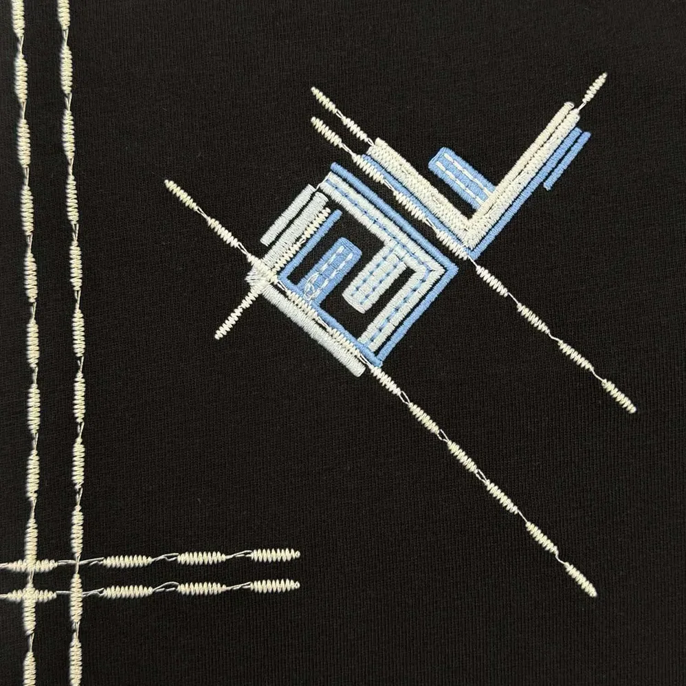 Fendi Dark Blue Cotton T for Men in shirt