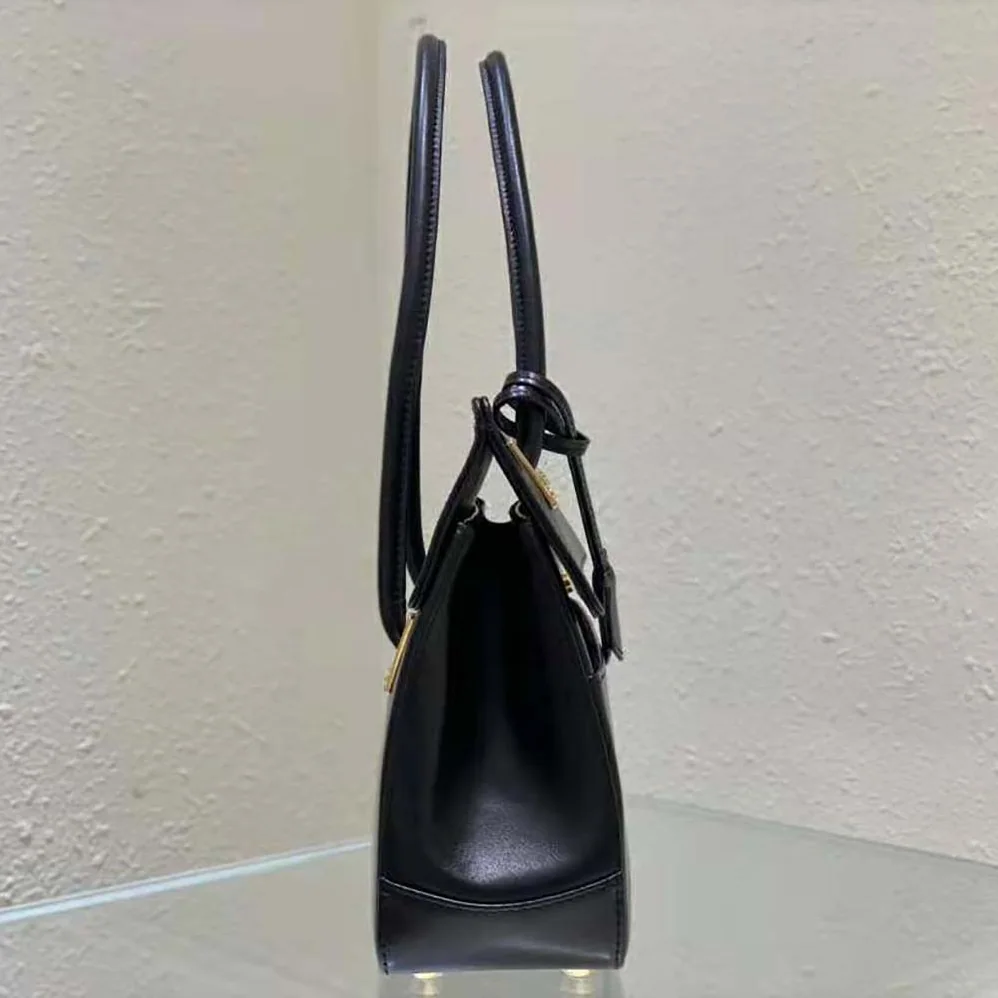 Dior Parisienne Bag Black Smooth Calfskin for Women
